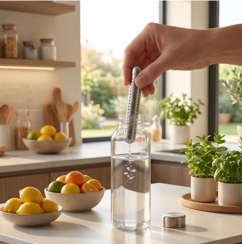 Bâtonnet Alcalinisant d'Eau en Acier Inoxydable