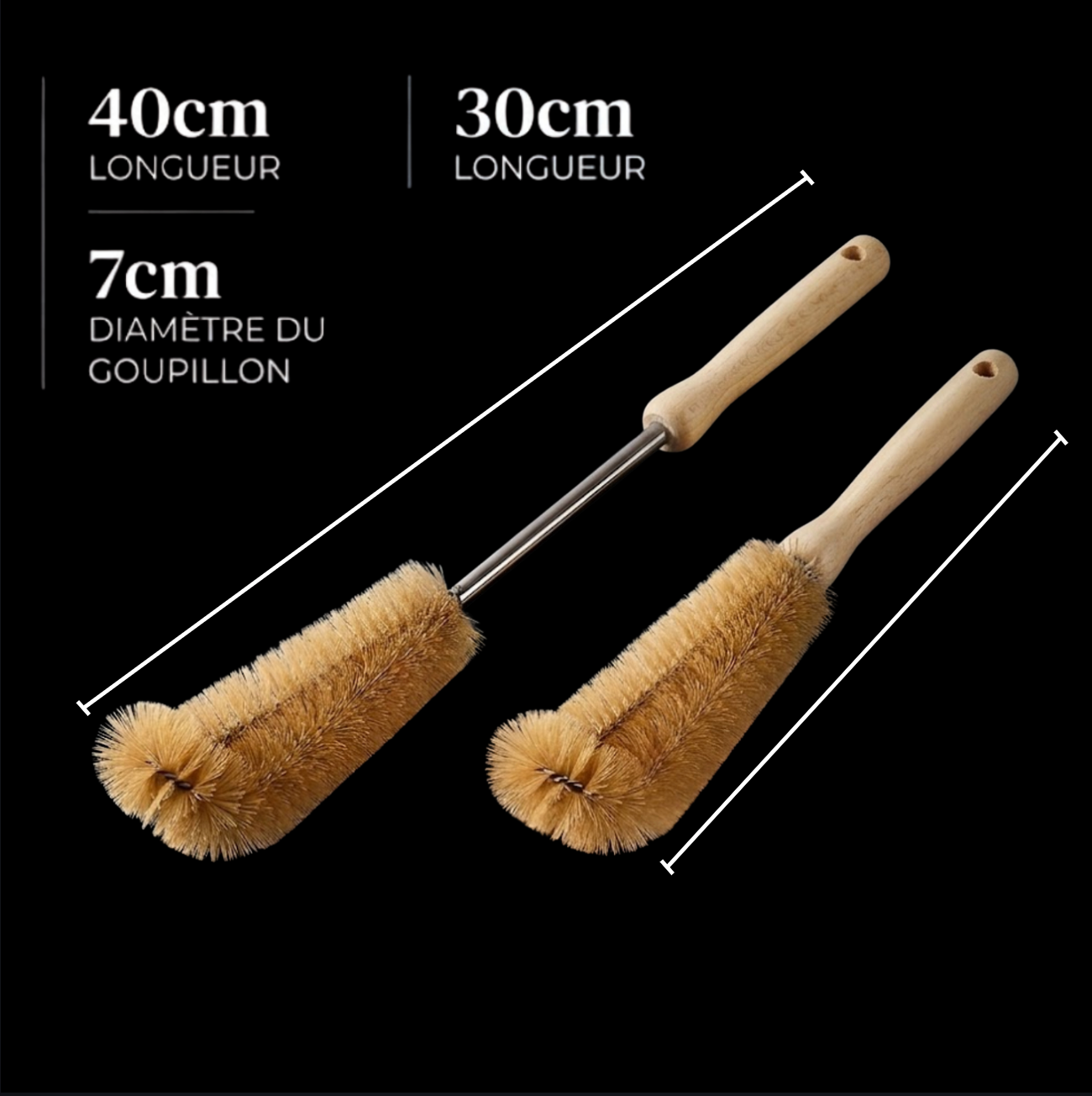 Brosse Nettoyante Gourde et Bouteilles